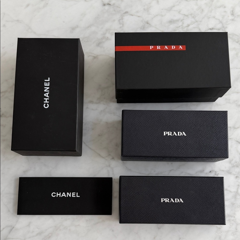 Authentic Chanel Prada Sunglasses Boxes - image 1